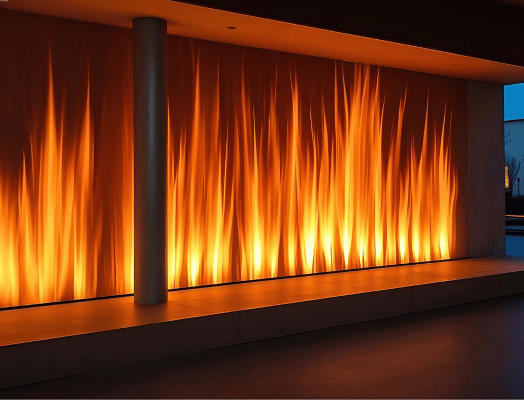 Media Wall Ideas with Fire: The Perfect Blend of Style and Warmth media wall ideas with fire