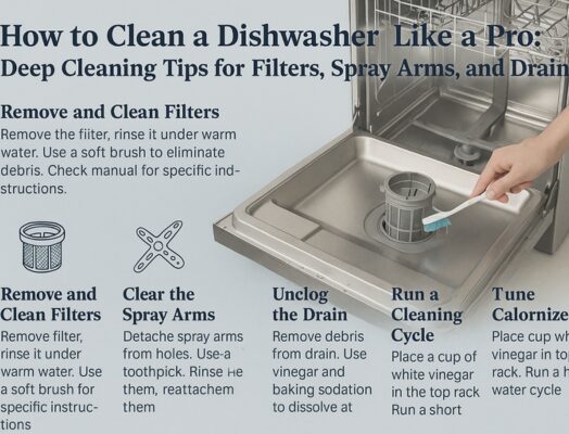 how to clean dishwasher