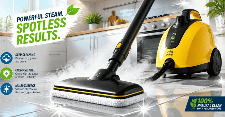 Steam mop, handheld, or cylinder: which type should you buy?